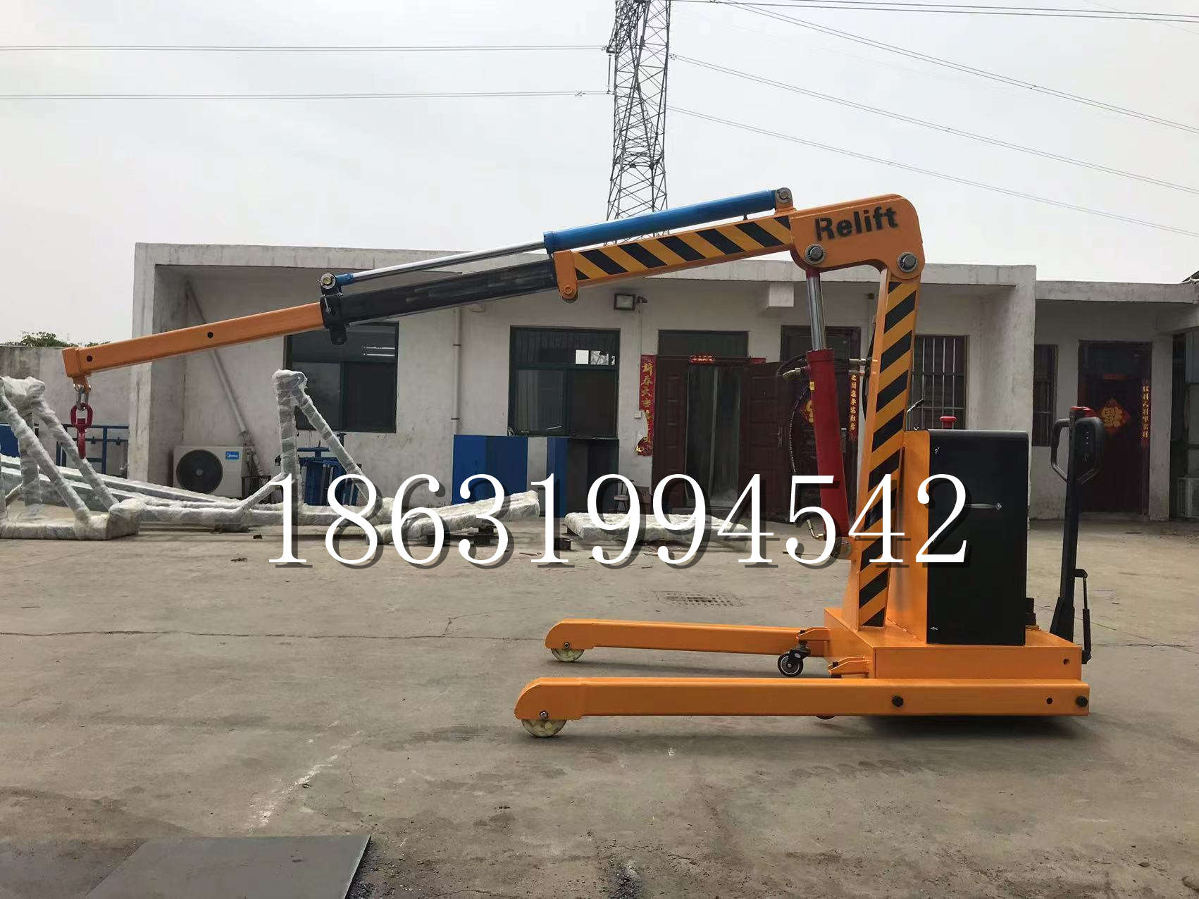 察哈尔右翼中旗久征定做3吨三轮随车吊 农用园林绿化移树吊 平板工程用小吊机